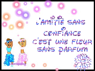 l'amitié sans confiance