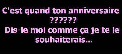 alors c kan ton anniversaire