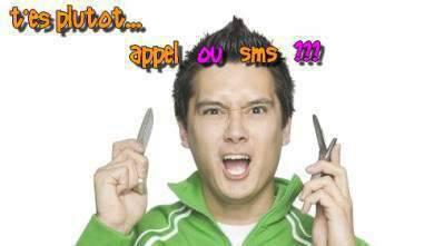 Appel ou sms 